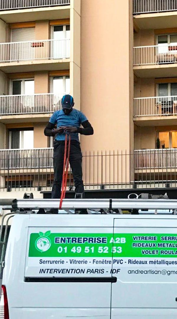 Atelier Bruno Bernard rideau métallique